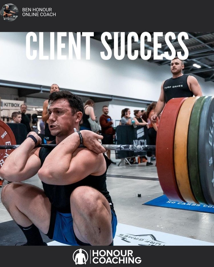 Giles, Honour Coaching client result