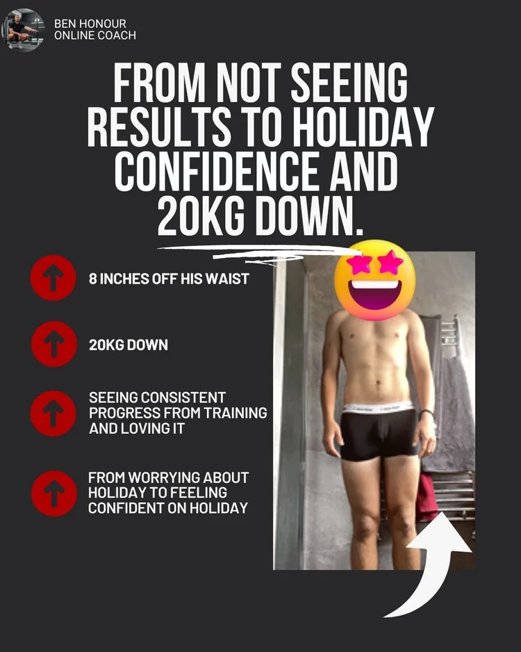 Joe, Honour Coaching client result