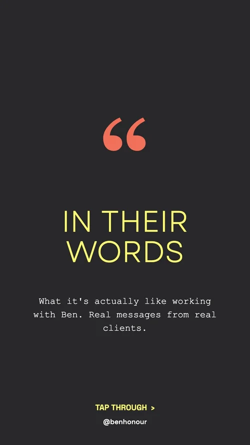 In Their Words slide 1