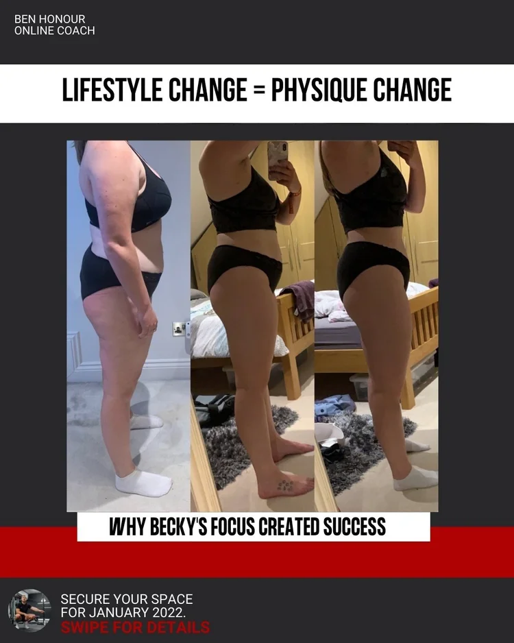 Becky, Honour Coaching client result