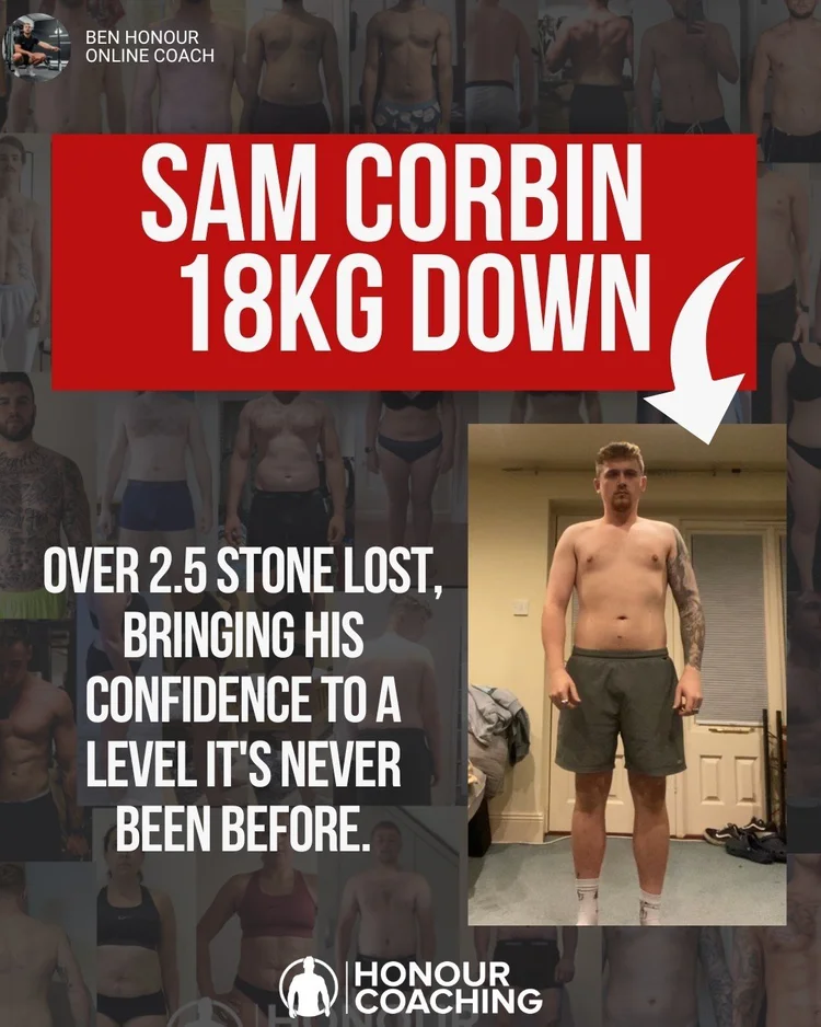 Sam, Honour Coaching client result