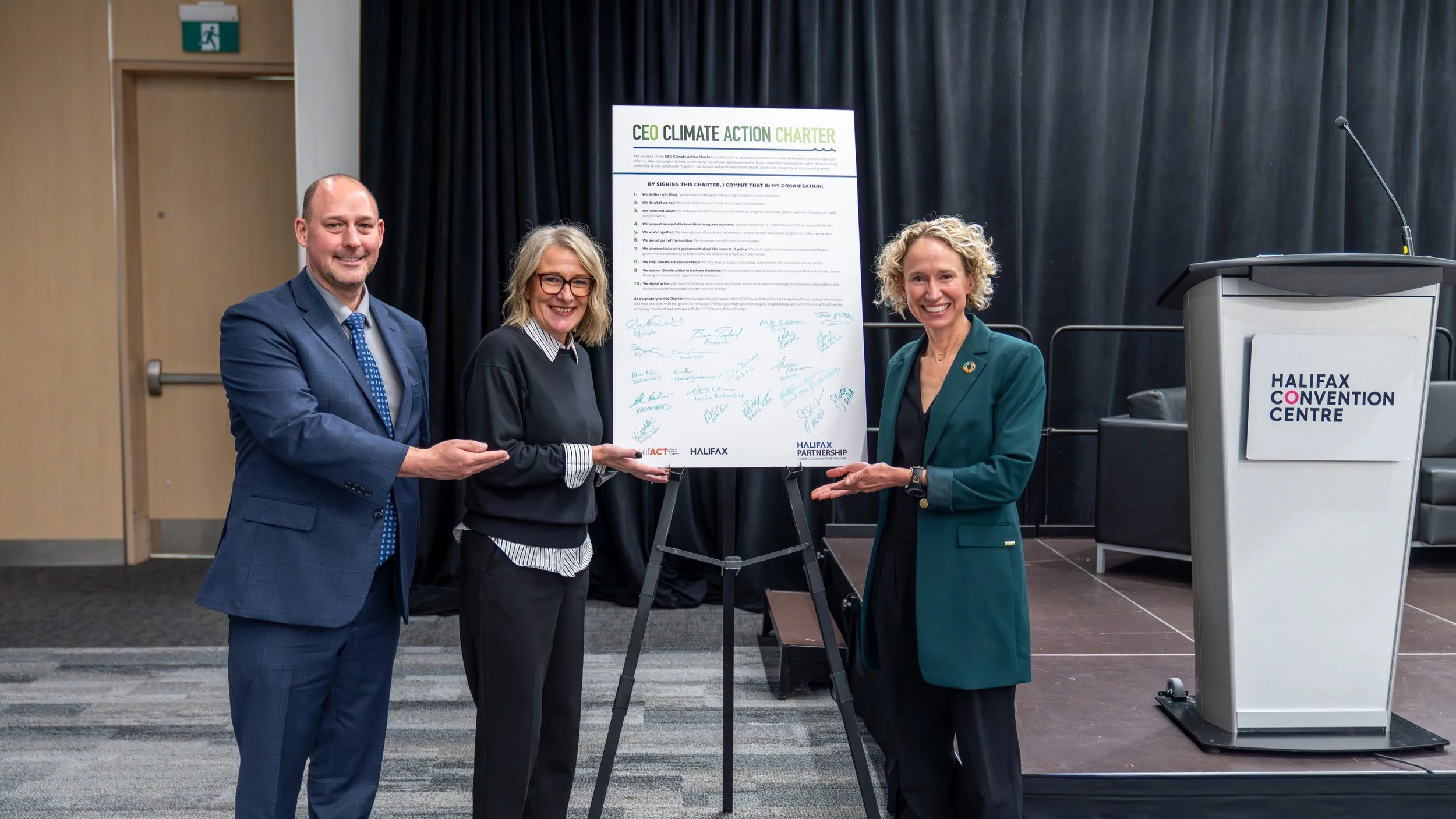CEO Climate Action Charter Summit — Halifax.