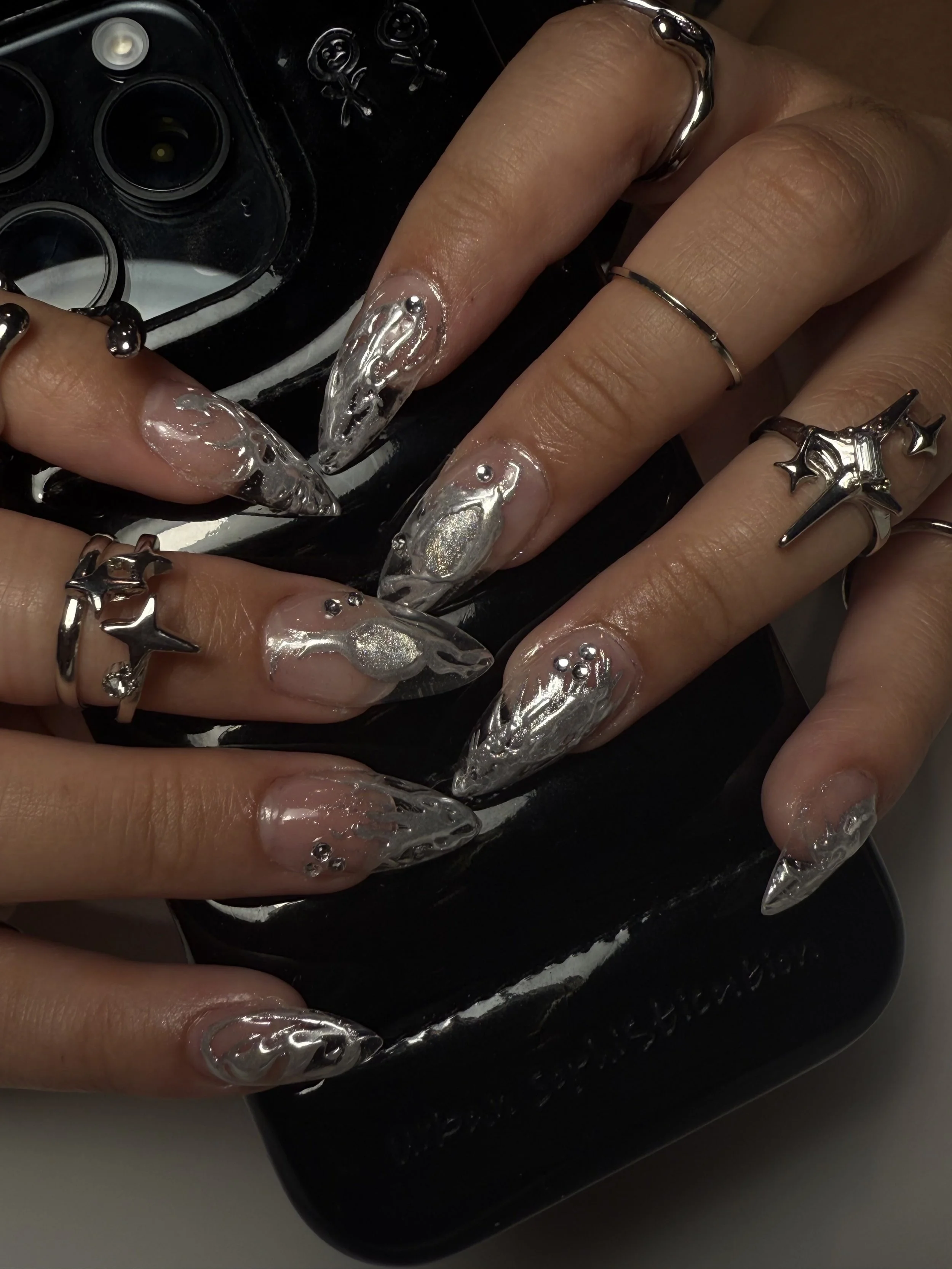 Custom nail art designs Sol Lounge Adelaide