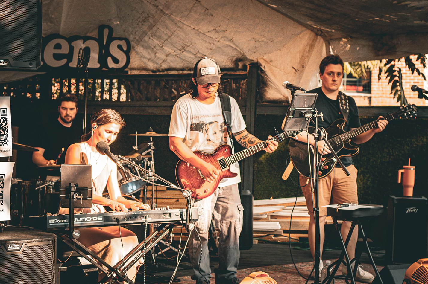 Live Music Smiling Politely