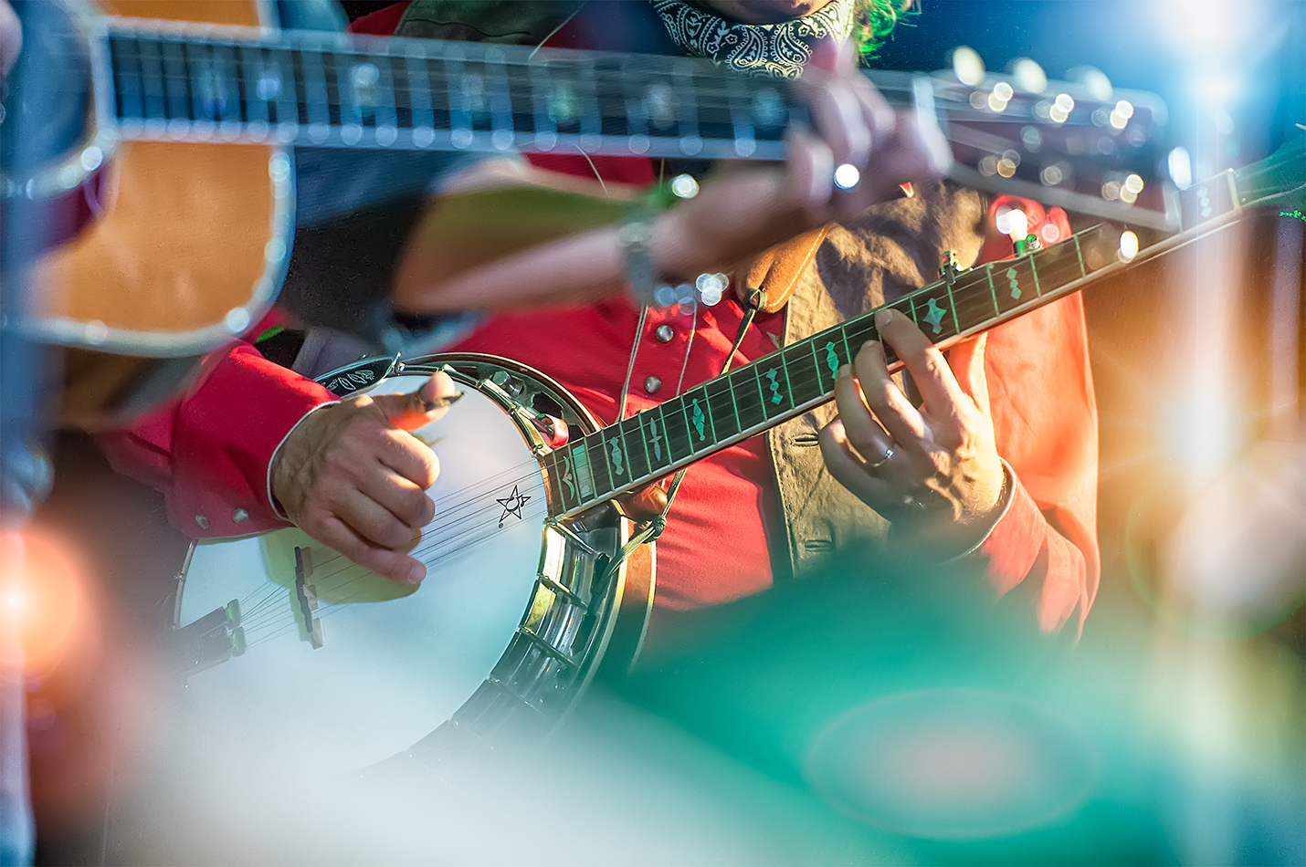 Live Music Old Time String Band Jam