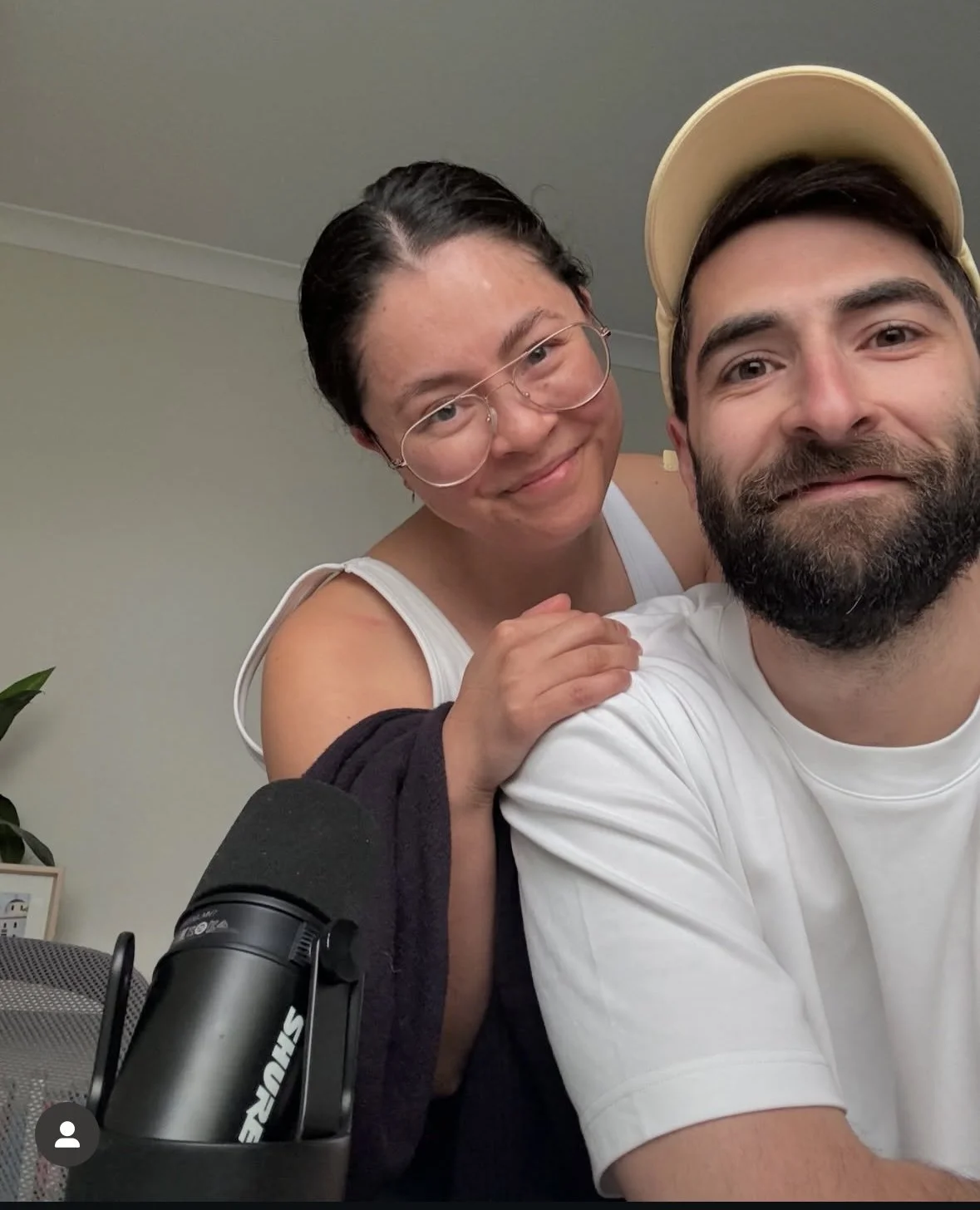 Pat and Tiff — behind the scenes