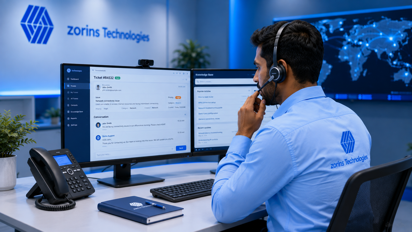 IT training and end-user support by Zorins Technologies