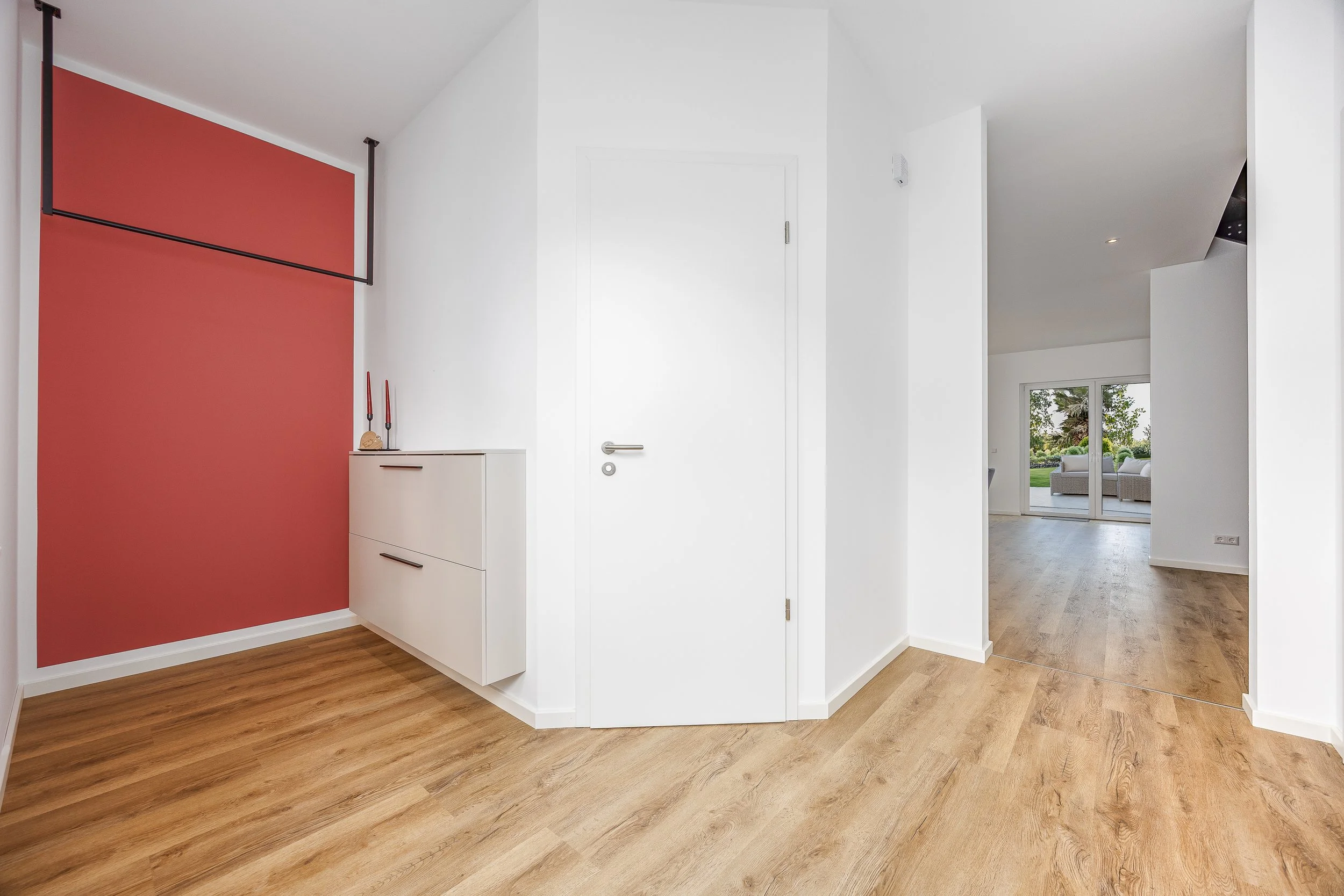 Professionelle Innenraumfotografie modernes Wohnkonzept