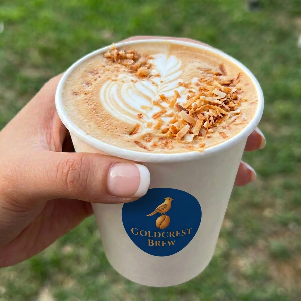 Toasted Coconut Almond Latte