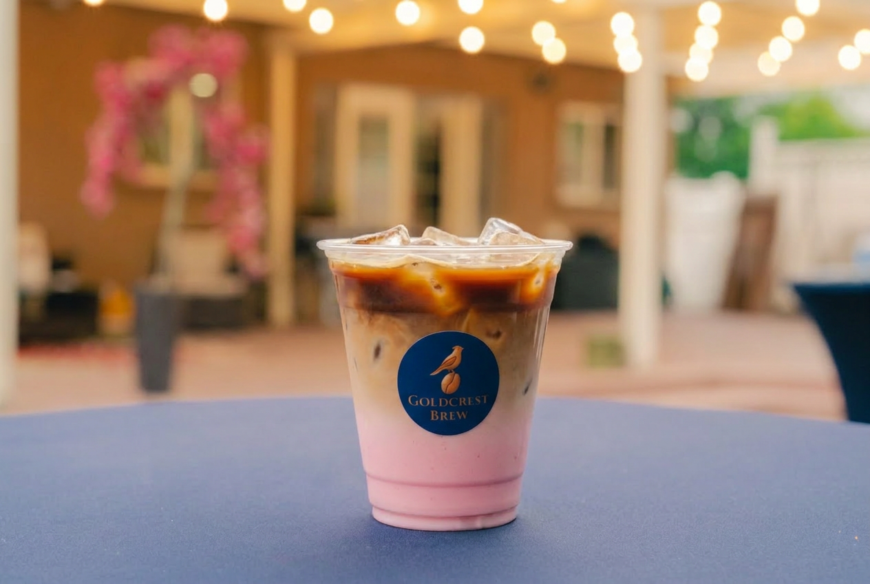 Rose Cardamom Latte