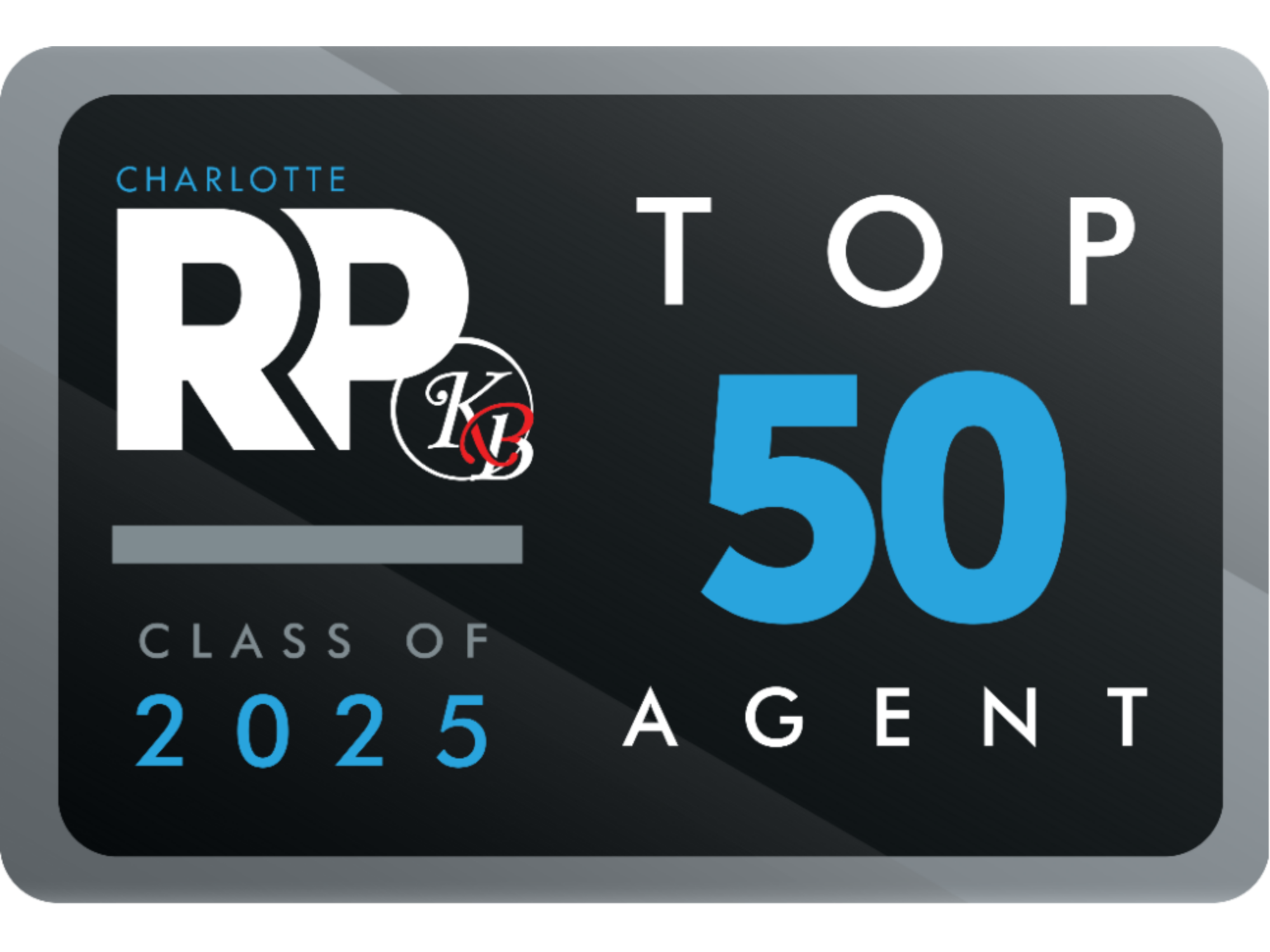 Charlotte's Best Real Estate Team 2025 - Top 50 Award
