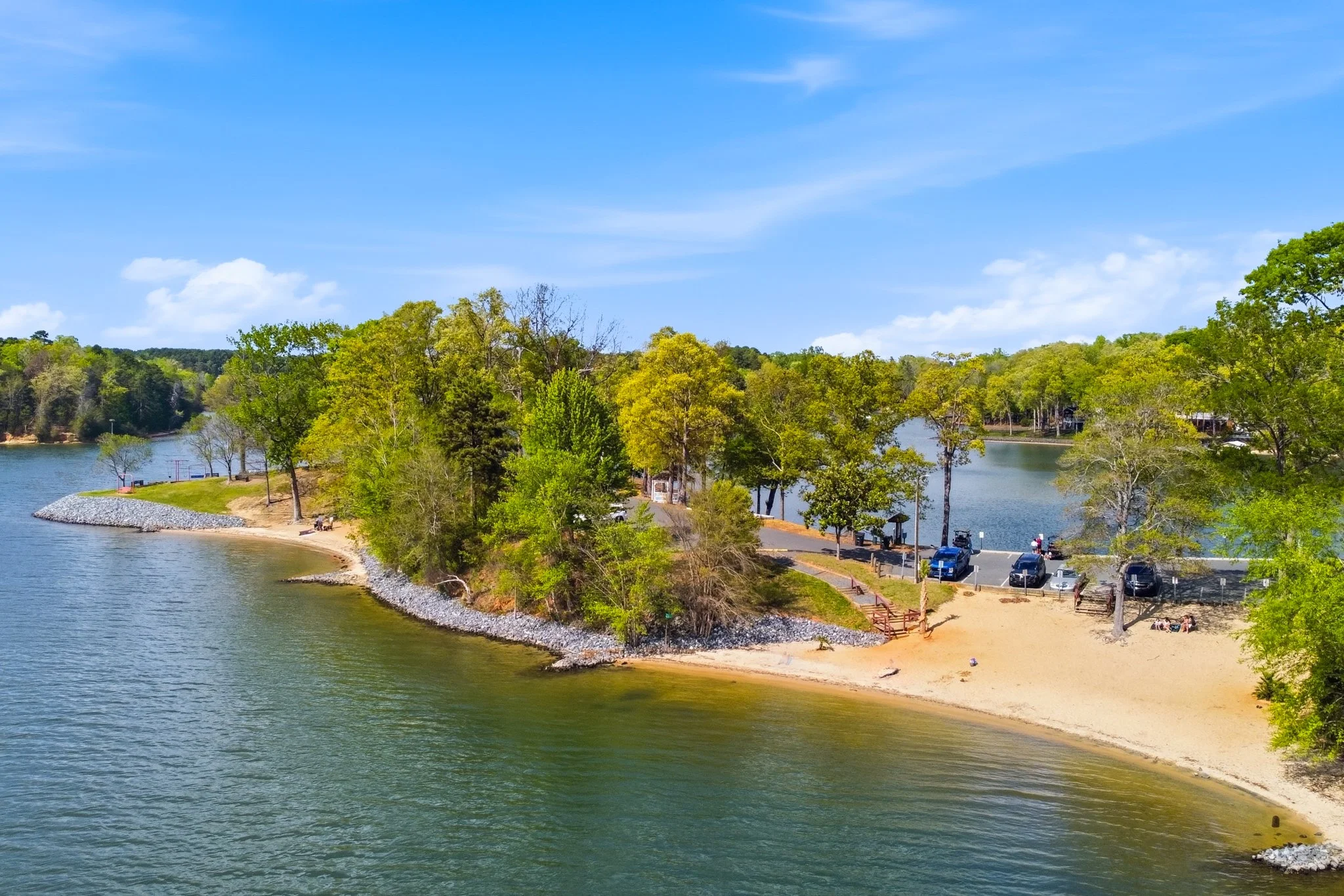 Windjammer Park beach on Lake Wylie