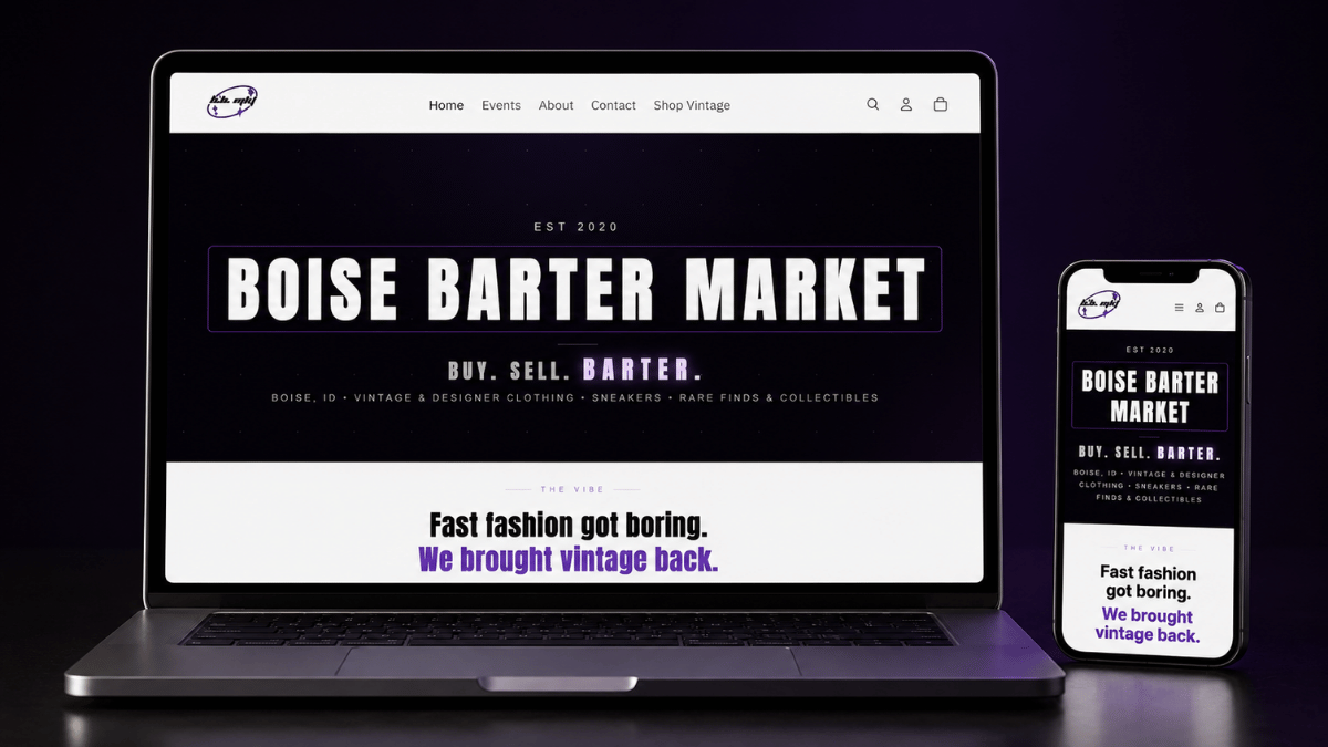 Custom website design preview by McAvoy Web Co.