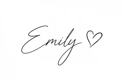 Emily signature