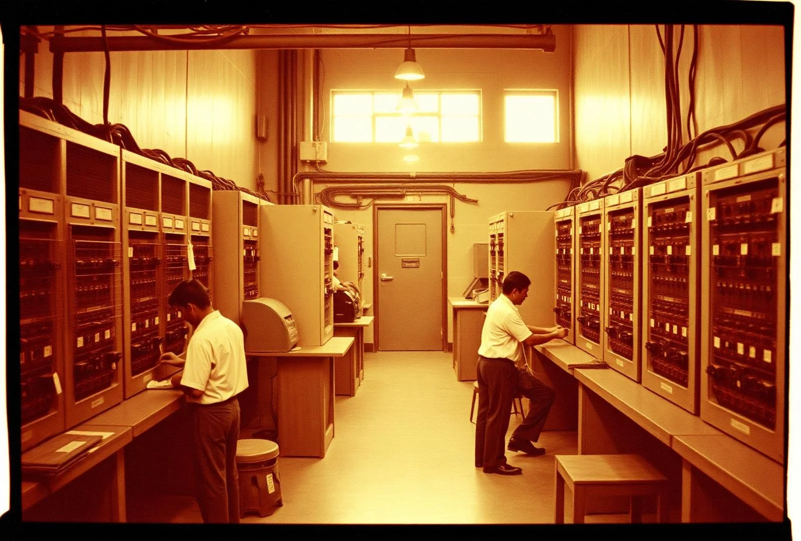 1983 electrical engineering workshop setup