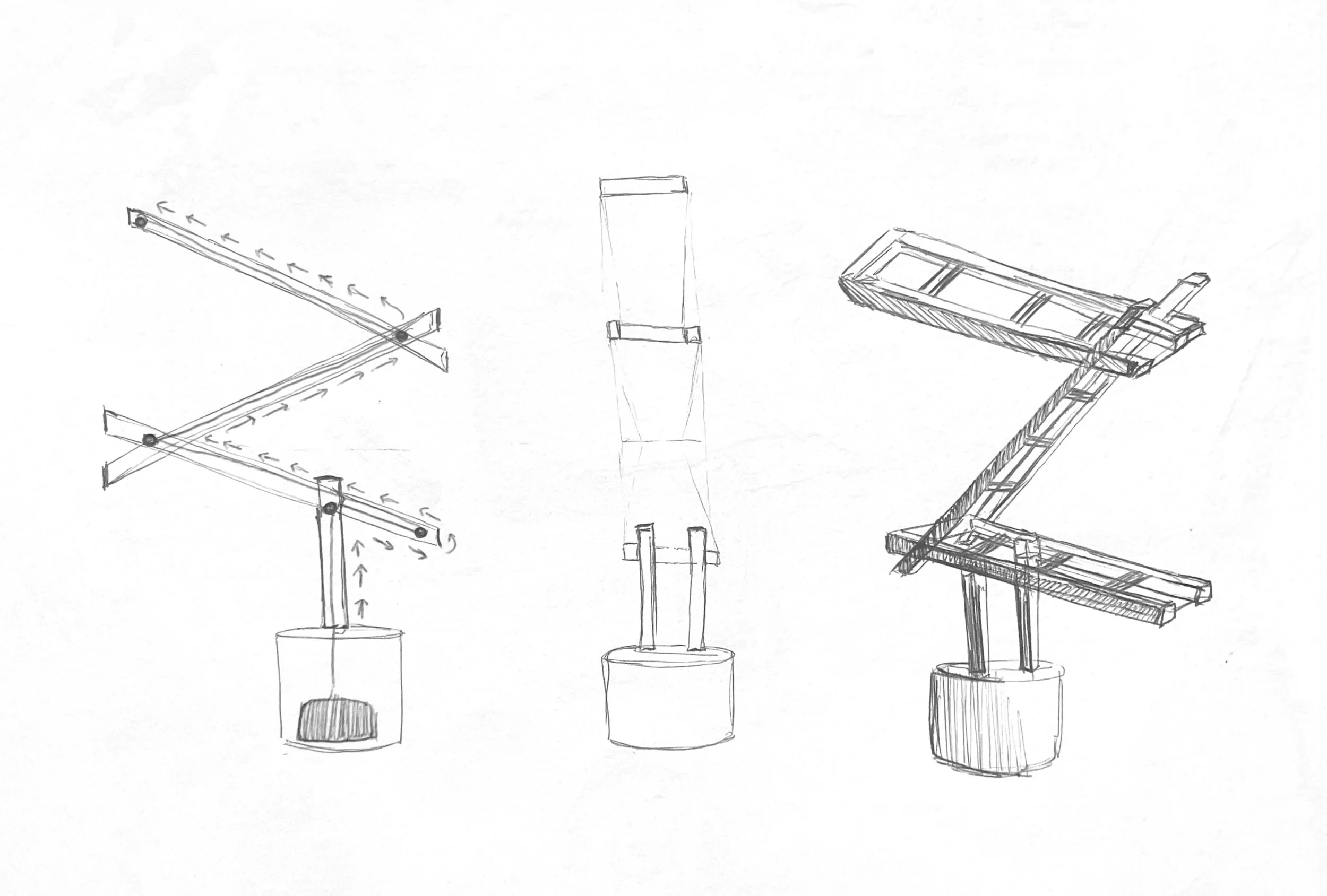 Lampada Caio first sketch