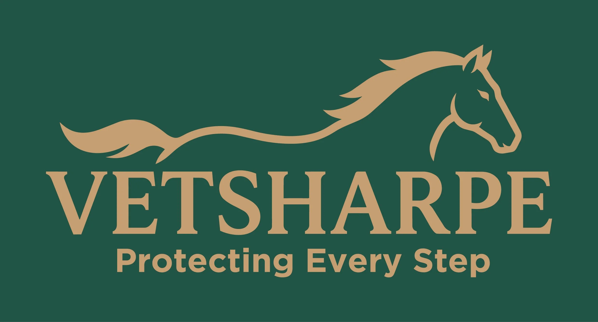 VETSHARPE Slogan Green Gold