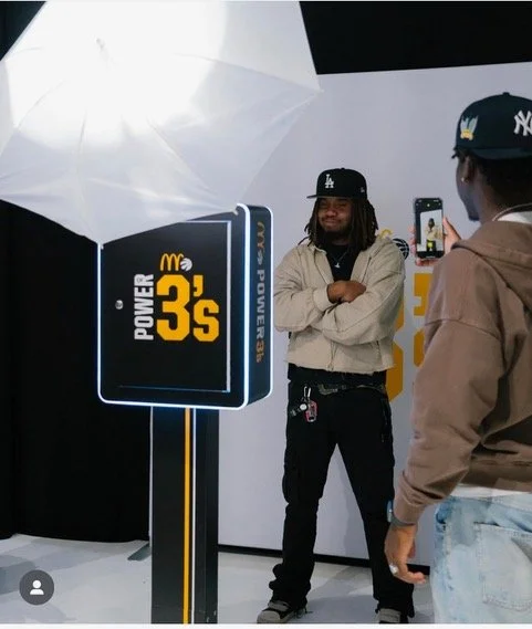 Open air photo booth event print example