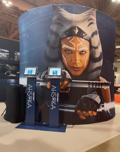 Experiential 360 video booth setup