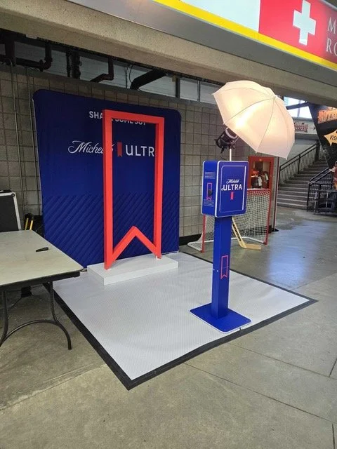Open air photo booth for events