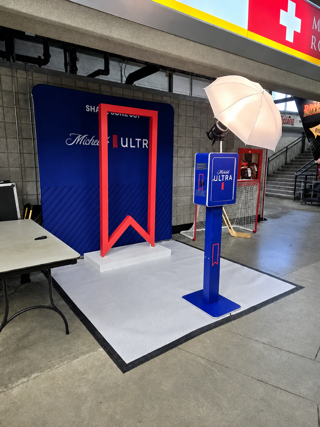 Open air photo booth rental at a Toronto event