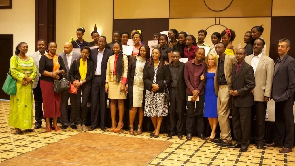 Women's Potential in Cinema launch event with Umbrella Cinema Promoters at the Serena Hotel, Kigali, 2012.