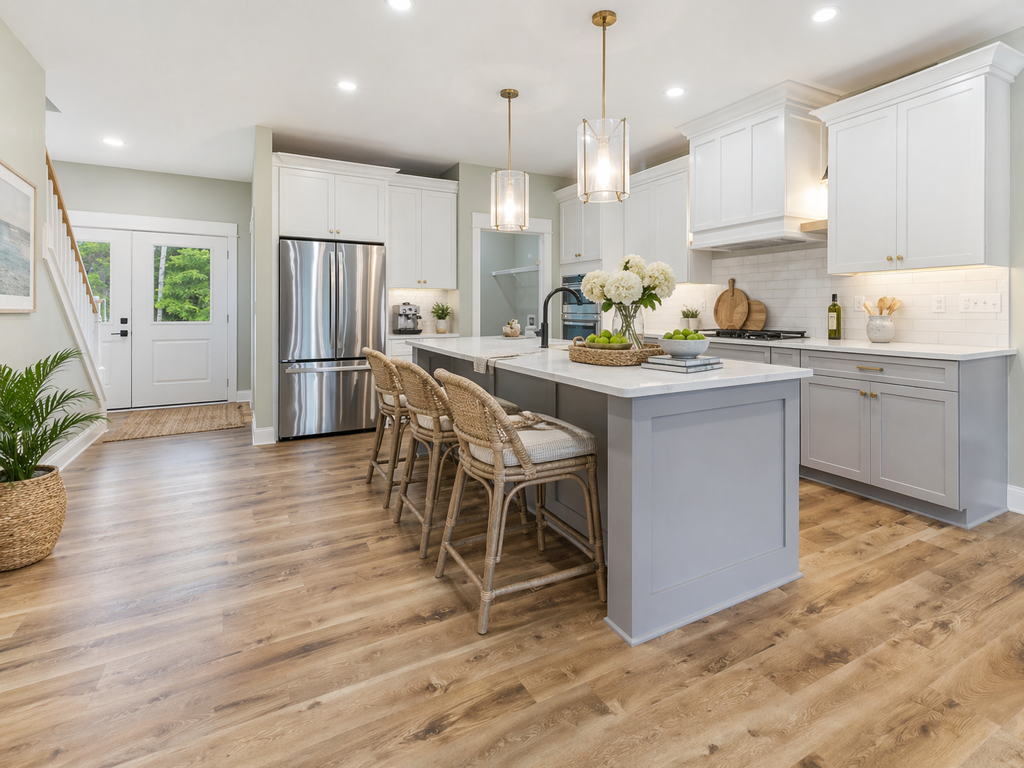 Renovated home interior