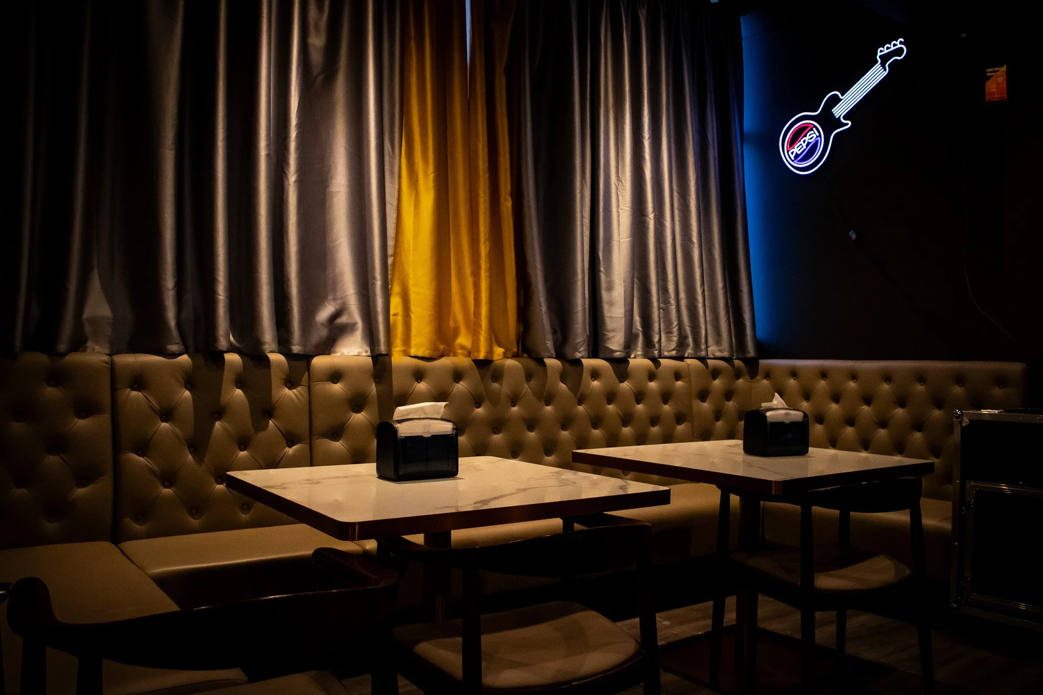 Inside the Large Party Room at Suki Fusion