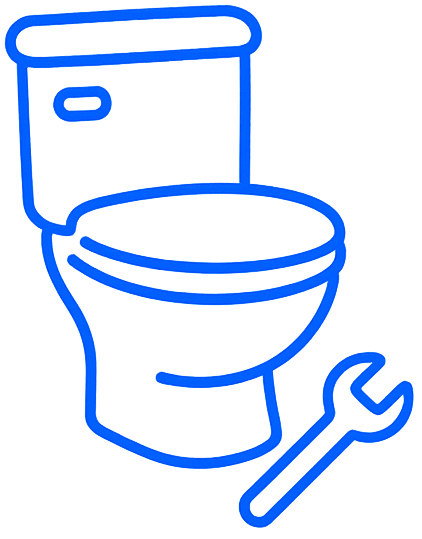 Toilet installation and replacement icon