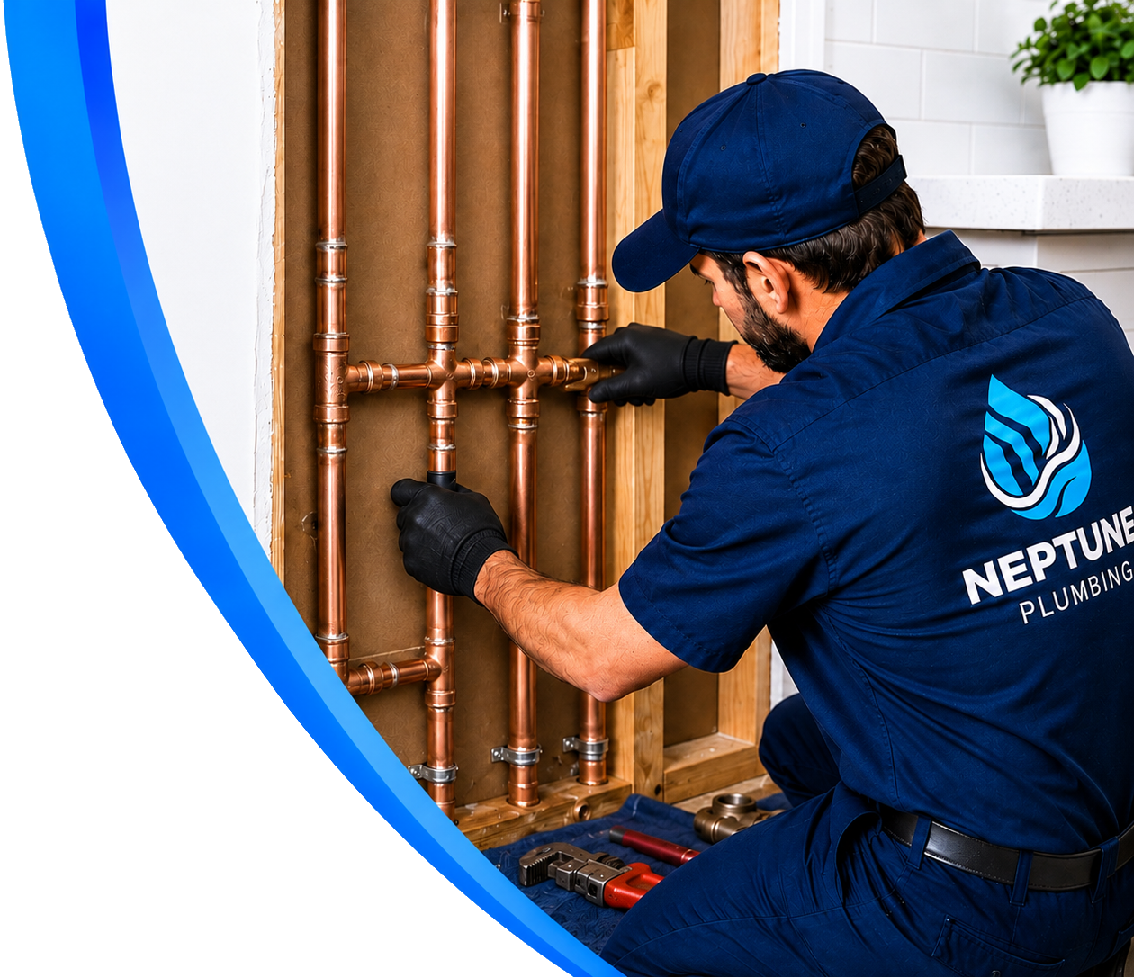 Neptune Plumbing whole-home repiping and pipe replacement plumber in Seattle