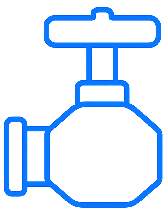 Angle stops and supply line replacement icon