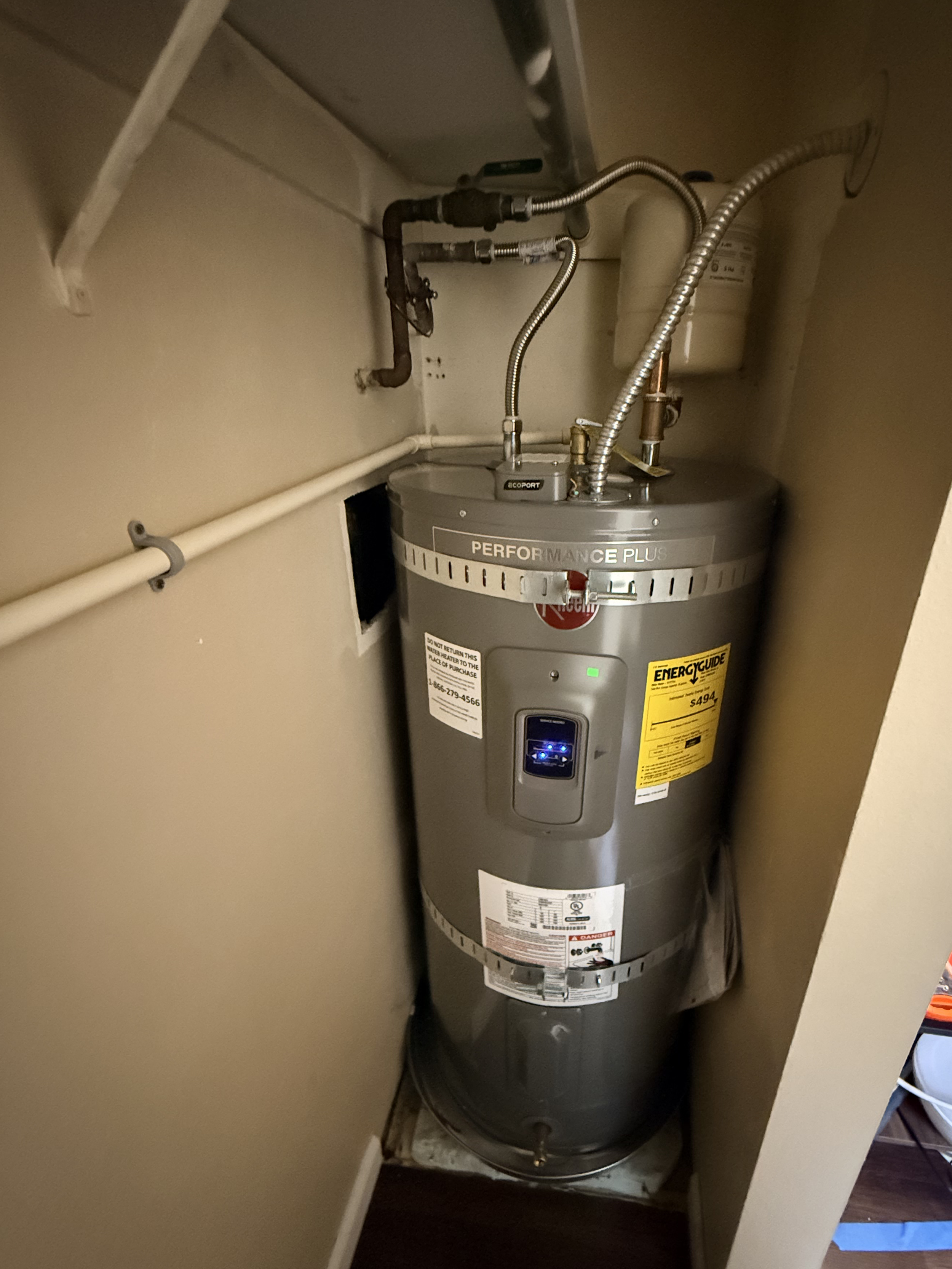 Water heater installation in Bellevue WA completed by Neptune Plumbing