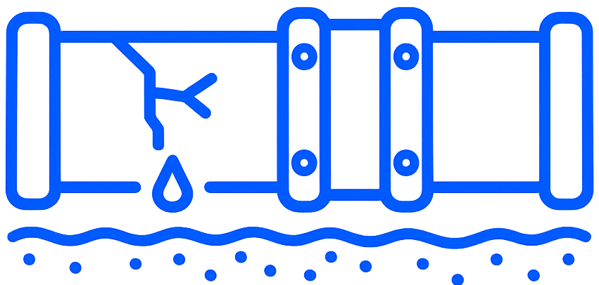 Sewer line repair icon
