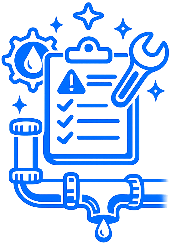 Preventative sewer line maintenance icon
