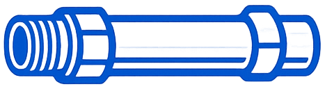 Galvanized pipe replacement icon