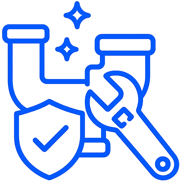 Durable sewer line repair icon