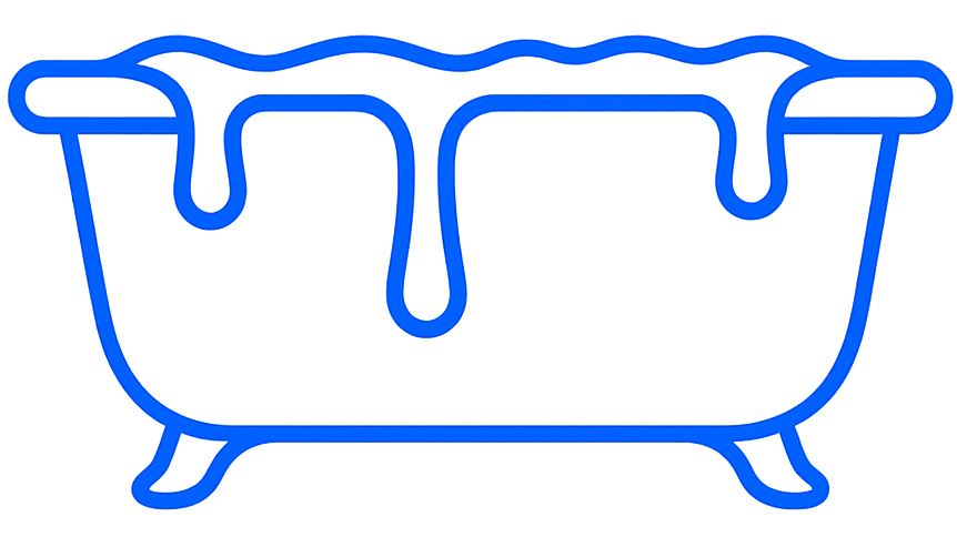 Emergency sewer backup service icon