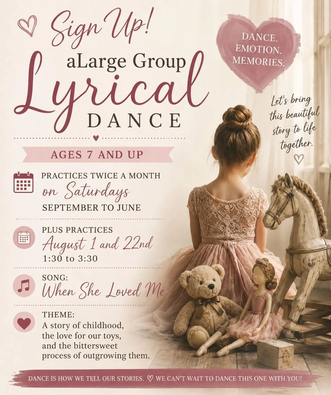 Large Group Lyrical Dance Poster