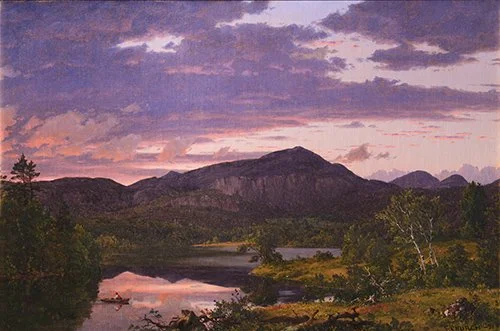 Frederic Edwin Church, Lake Scene in Mount Desert, 1851