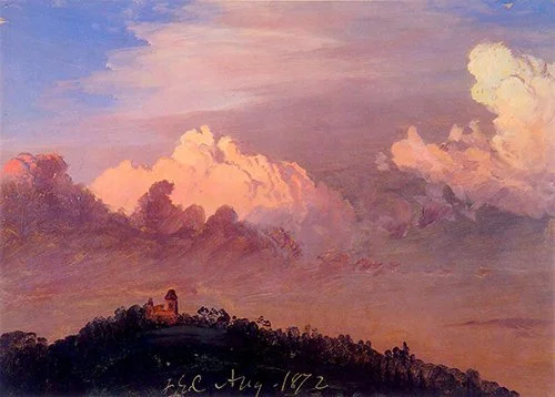Frederic Edwin Church, Clouds over Olana, 1872