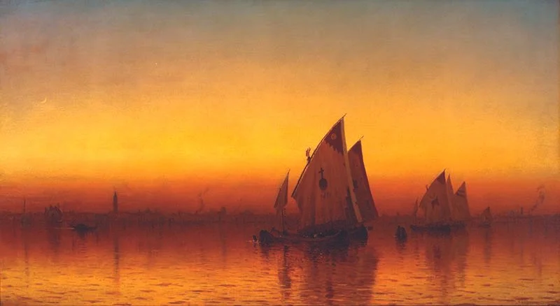Sanford Robinson Gifford, A Venetian Twilight, 1878