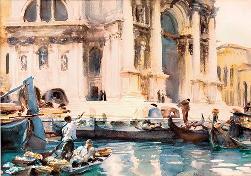 John Singer Sargent, The Façade of La Salute