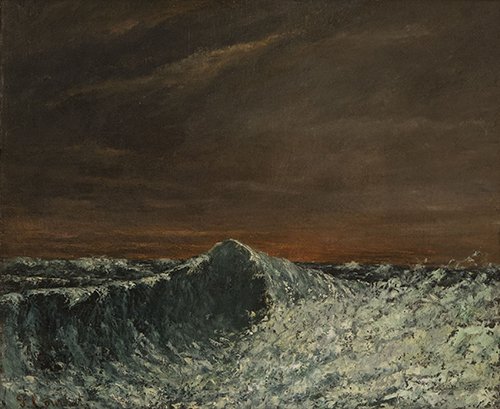 Gustave Courbet, La Vague (The Wave)
