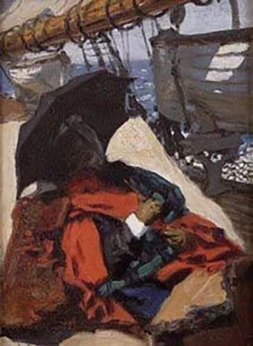 John Singer Sargent, The Artist's Mother Aboard Ship