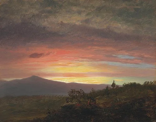 Frederic Edwin Church, Twilight, Mount Ktaadn, c. 1858-60