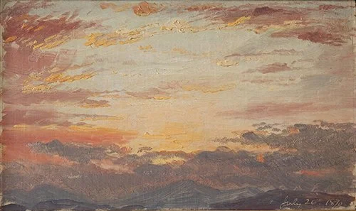 Frederic Edwin Church, Sunset on July 26 1870, 1870