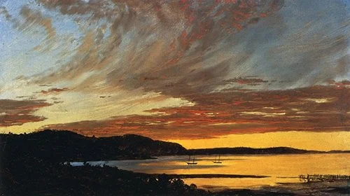 Frederic Edwin Church, Sunset, Bar Harbor, 1854