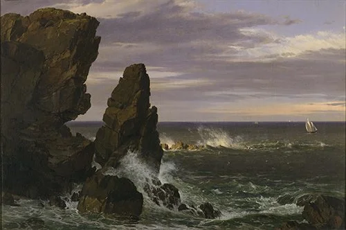 Frederic Edwin Church, Coast Scene, Mount Desert, 1852