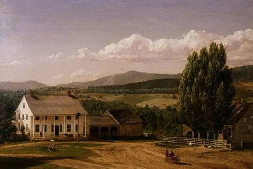 Frederic Edwin Church, View of Pittsford, Vermont, 1848