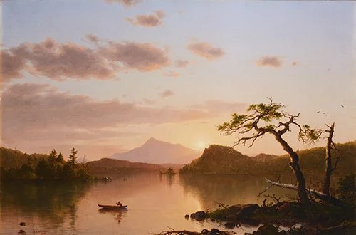 Frederic Edwin Church, New England Lake, 1853